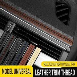 Automotive General Leather Interior Trim Strip Center Console Slot Instrument Panel Door Seat Modification Supplies