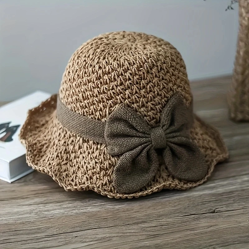 Ladies New Travel Holiday Big Brim Hat Beach Sun Hat Beach straw hat