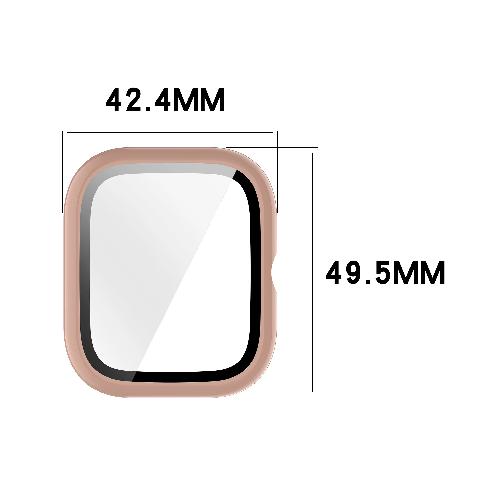 For Vivo Watch GT2/IQOO Watch GT 2 Watch Cases Protective Cover Hard PC Frame+ Glass Full Coverage Case Shell Accessories