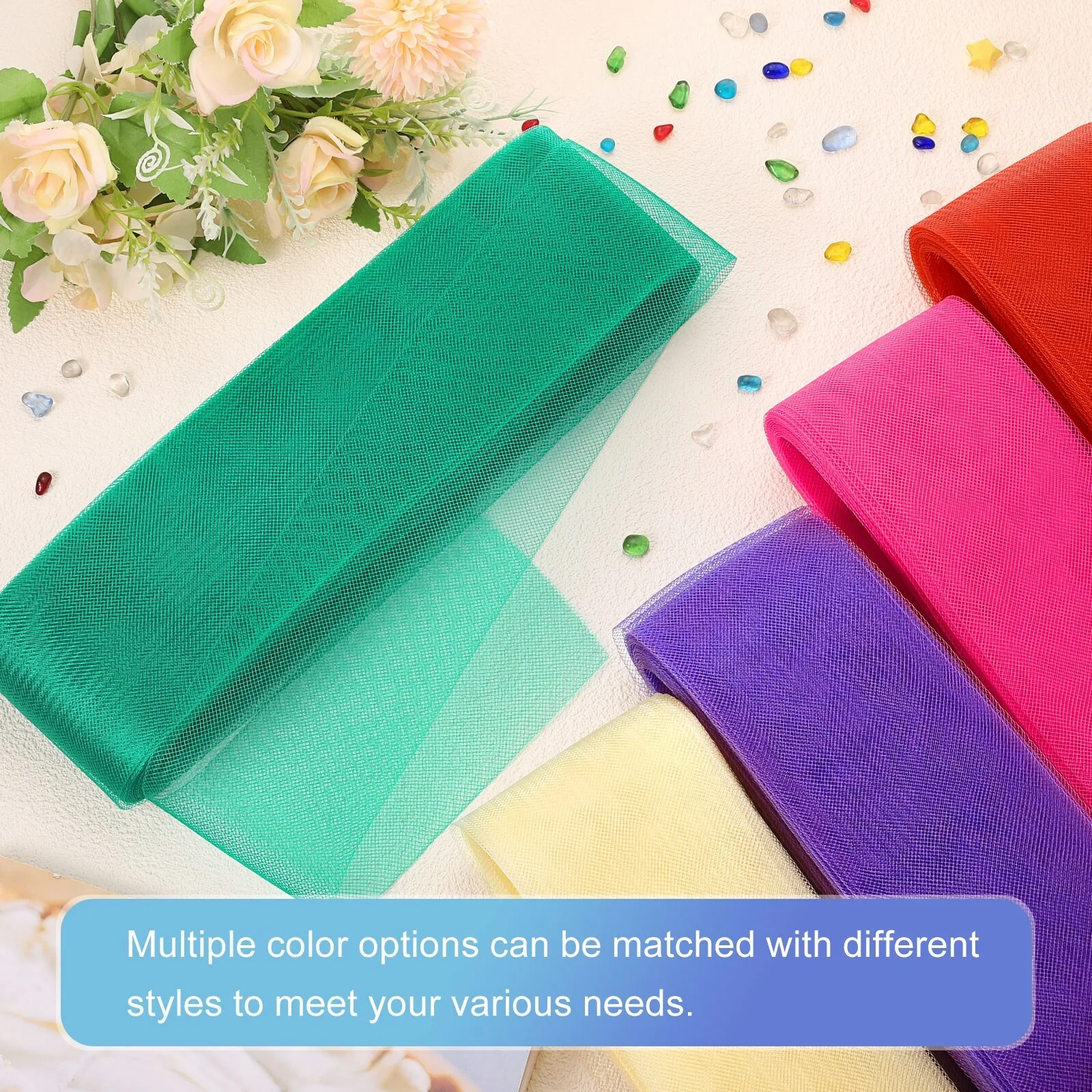 Polyester Horsehair Braid Crinoline Mesh Sew-in Boning Trim Multiple Color Soft Netting for Wedding Bridal Gown Dance Skirt DIY