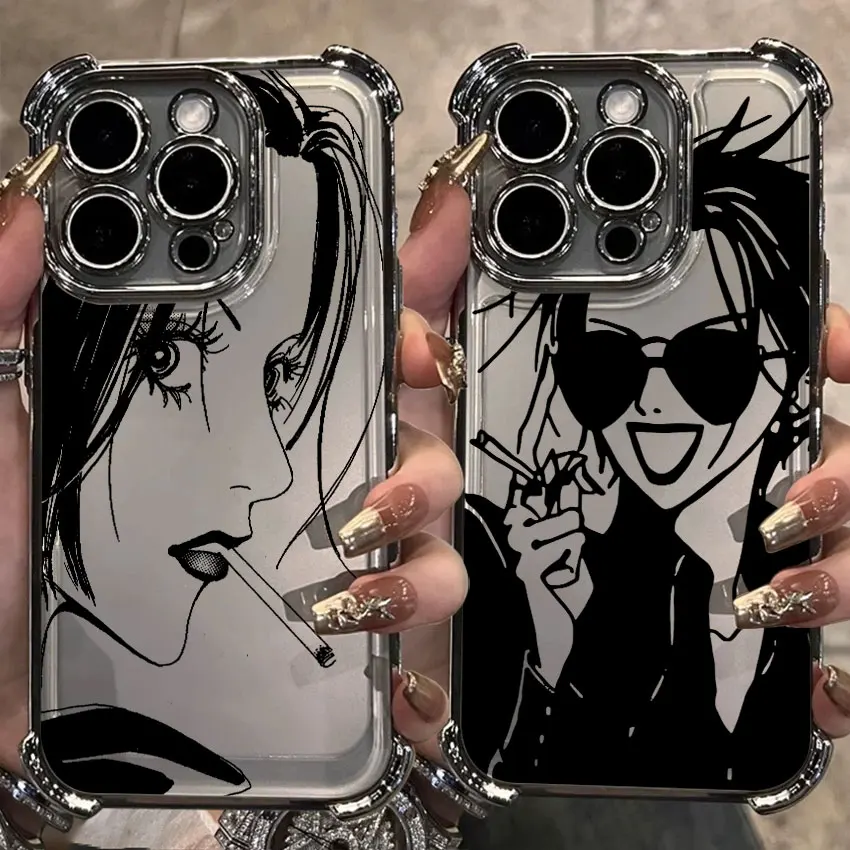 

Anime Nana Osaki Cartoon For Samsung Galaxy A56 Clear Case A55 A54 A52 A53 5G A36 A34 A35 A33 A26 A25 A16 A06 Silver Phone Cover