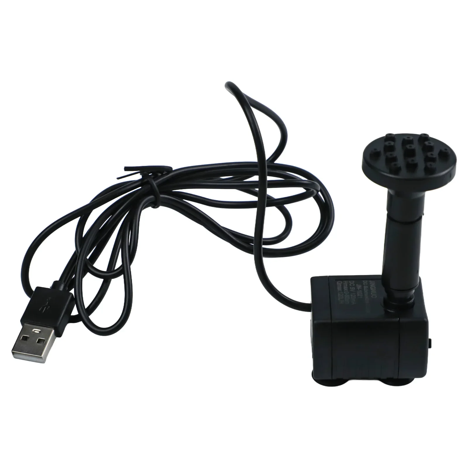 4W 5V Solar Water Fountain Pump Kit With 9 Nozzles And 50CM Lift USB Output For Extended Use In Low Sunlight Outdoor Conditions