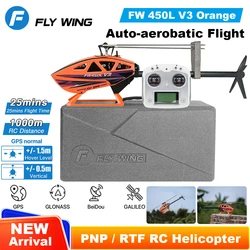 Fly Wing FW450L RC Helicopter Smart GPS 3D Autopilot RTF Remote control helicopter 6CH with H1 Gyro Flight Controller rc plane