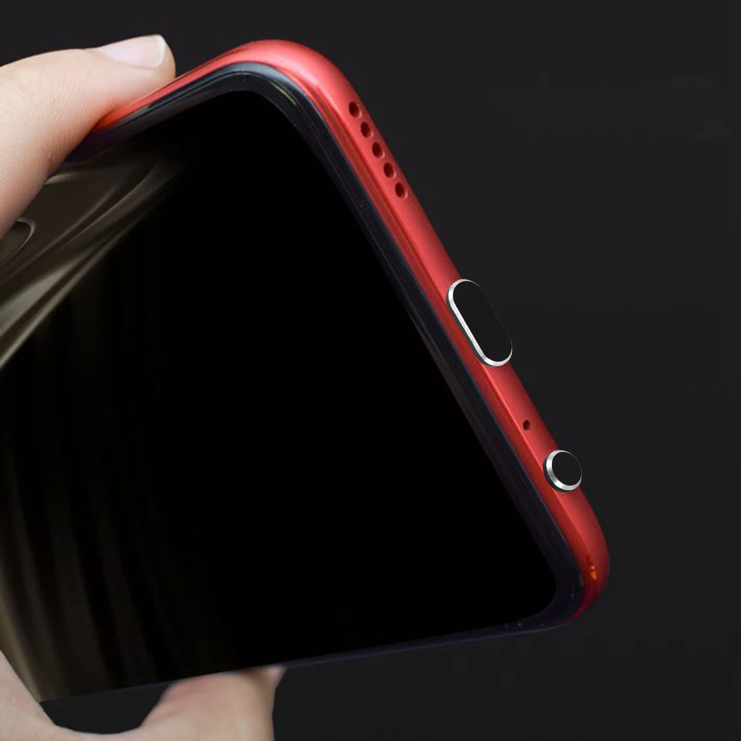 Huawei Mate 20用アルミニウムダストプラグセット、タイプC充電ポート、3.5mmヘッドフォンジャック、携帯電話アクセサリー