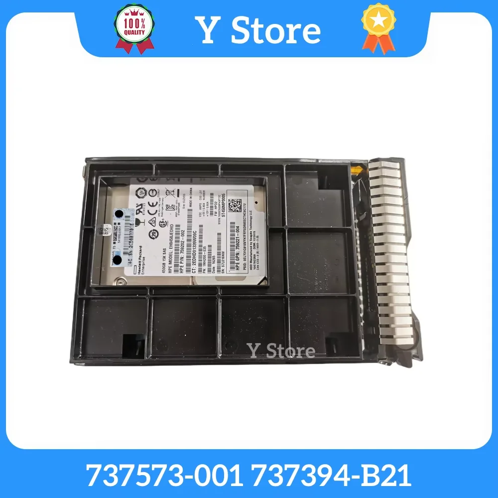 

Y Store For 450GB 15K SAS 3.5 12G 737573-001 737394-B21 HDD Fast Ship