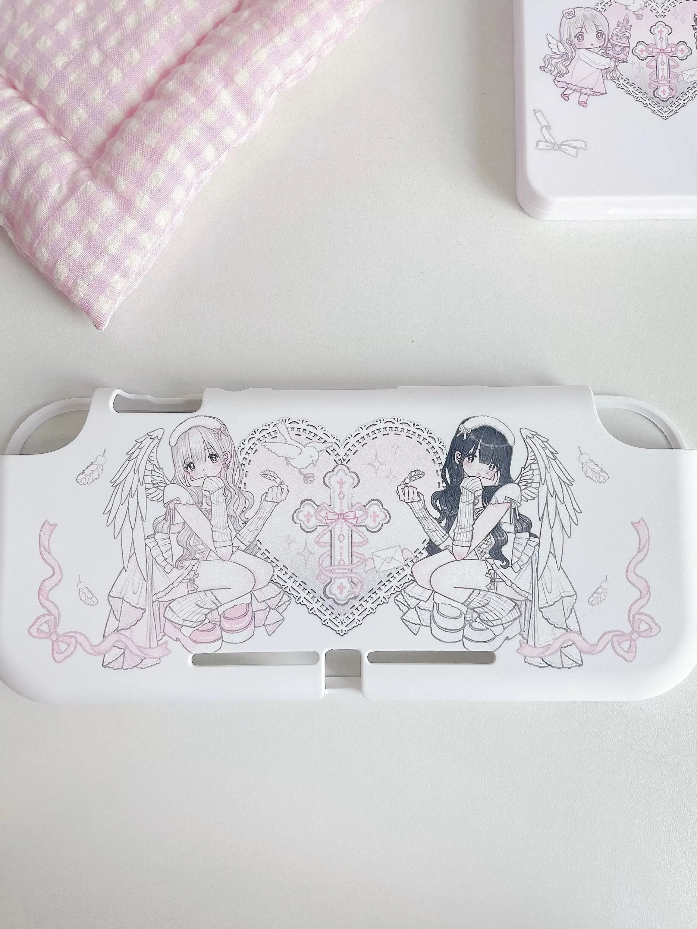 

Original Gemini Angel Girl Mine Series, suitable for Switch Protective Cover NS OLED Soft Shell Handle Cover