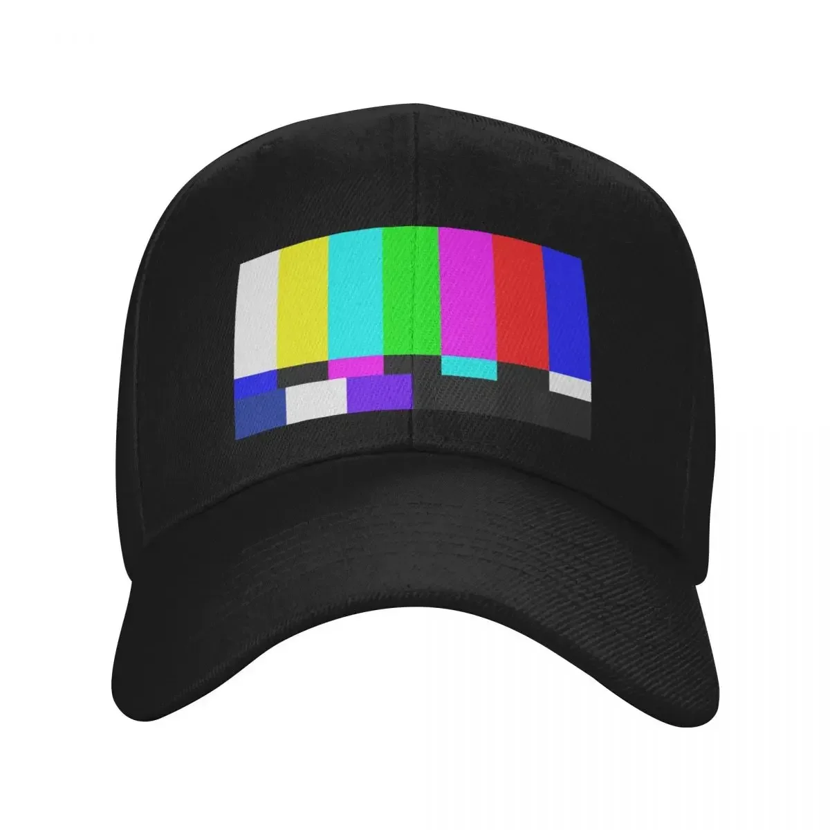 New TV Color Test Bars Baseball Cap Sun Hat For Wild Ball Hat Boy Women's
