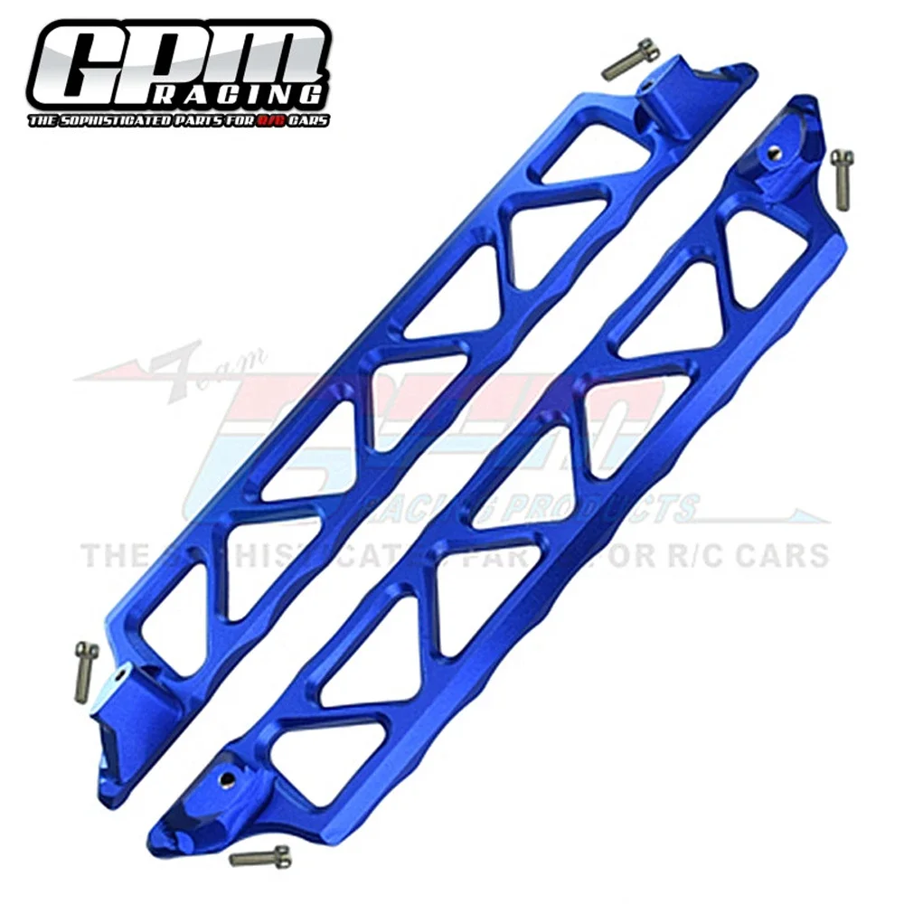 GPM for Traxxas 1/6 XRT 1/5 X-MAXX 8S 6S 4WD Monster Truck Upgrade Parts Metal Chassis Nerf Bars Side Skid Pedal Footplate 7723