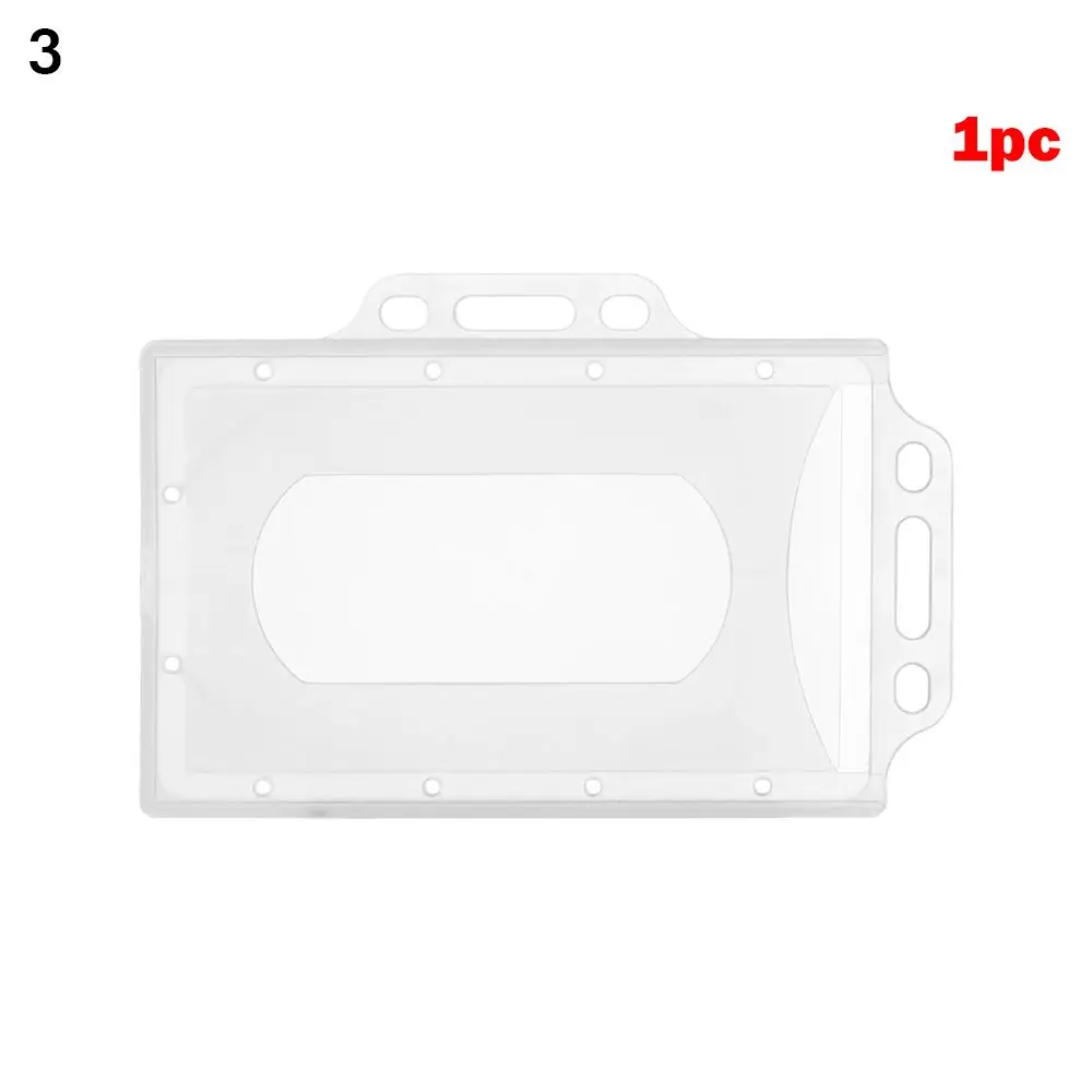 Practical Hard Plastic ID Business Case Multi-use Office School Badge Card Sleeve Name Card Work Card Holders ID Card Pouch