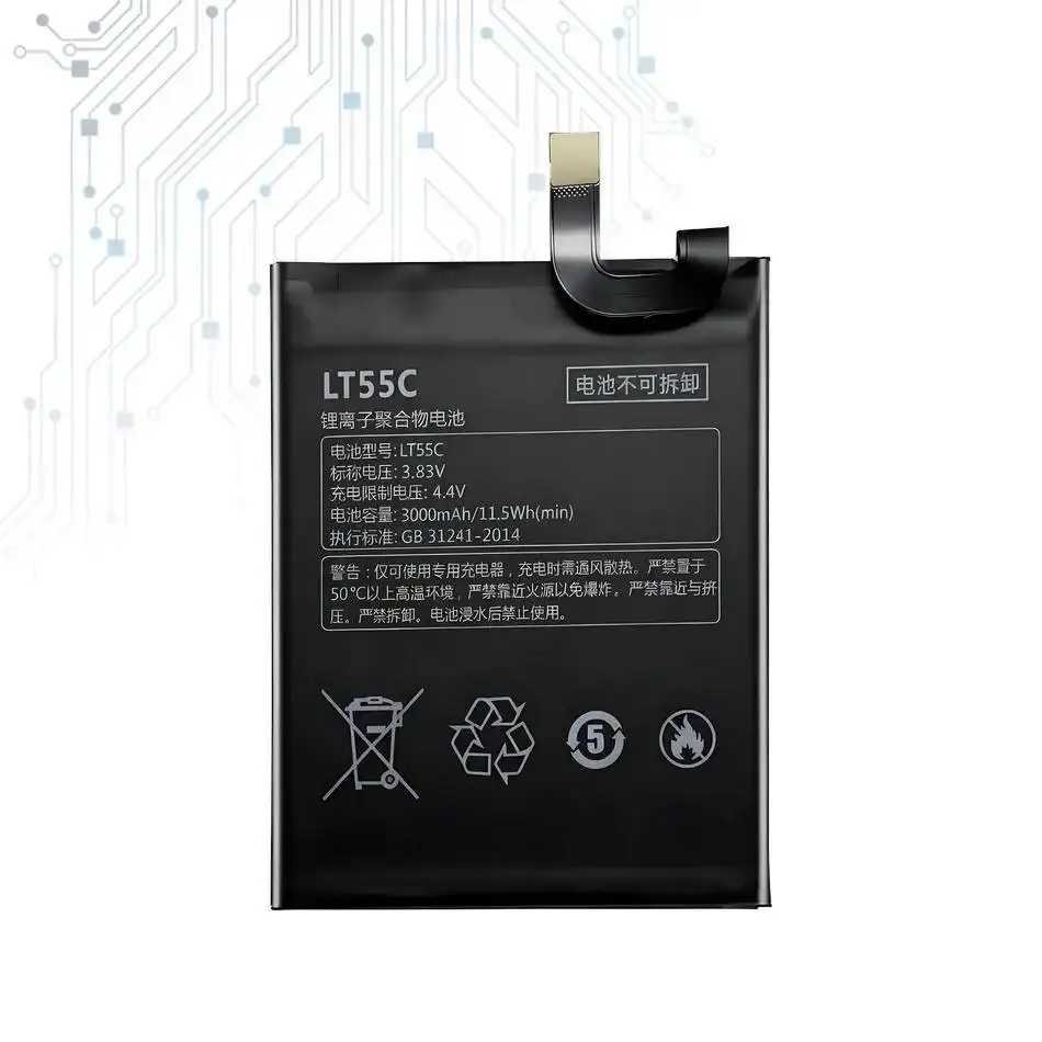 High-Capacity High Compatibility For Leeco Letv LE Phone 1S X500 One S LT55C 3000mAh Mobile Phone Battery