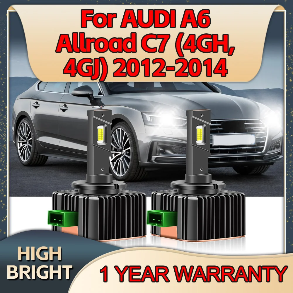 

110W D3S LED Car Headlights HID Canbus 30000LM Turbo Lamp High Speed Fan For AUDI A6 Allroad C7 4GH 4GJ 2012 2013 2014