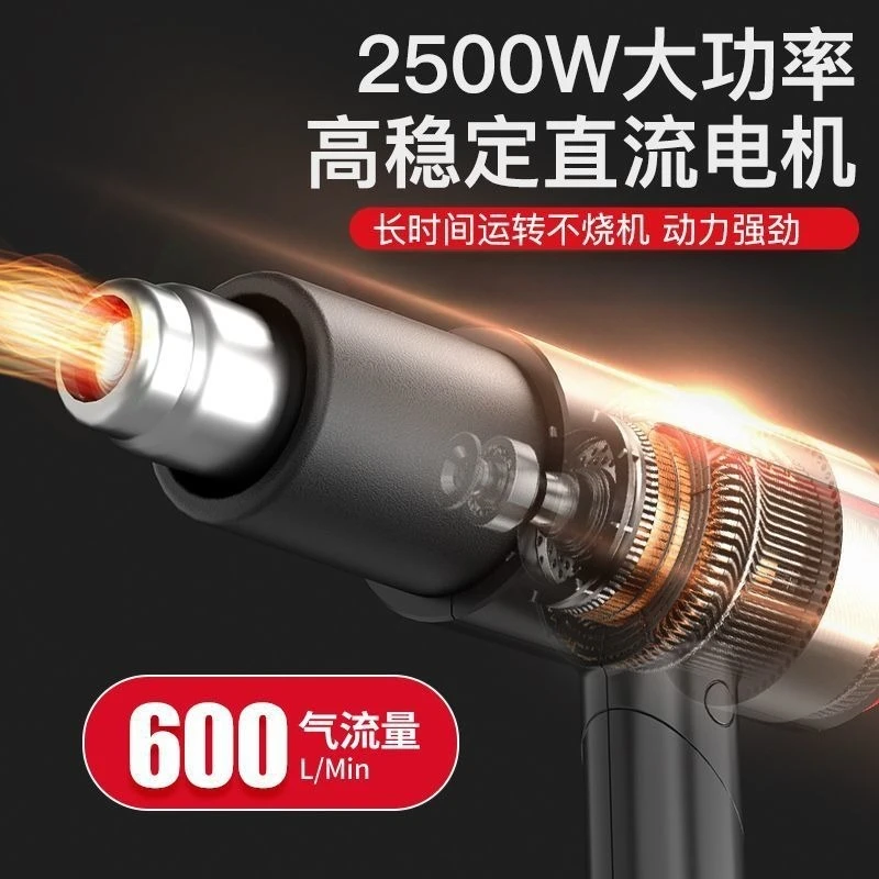 High Power Mini Heat Gun Hot Air Blower for Heat Shrink Film Handcraft Electronic Repair Window Film Installation