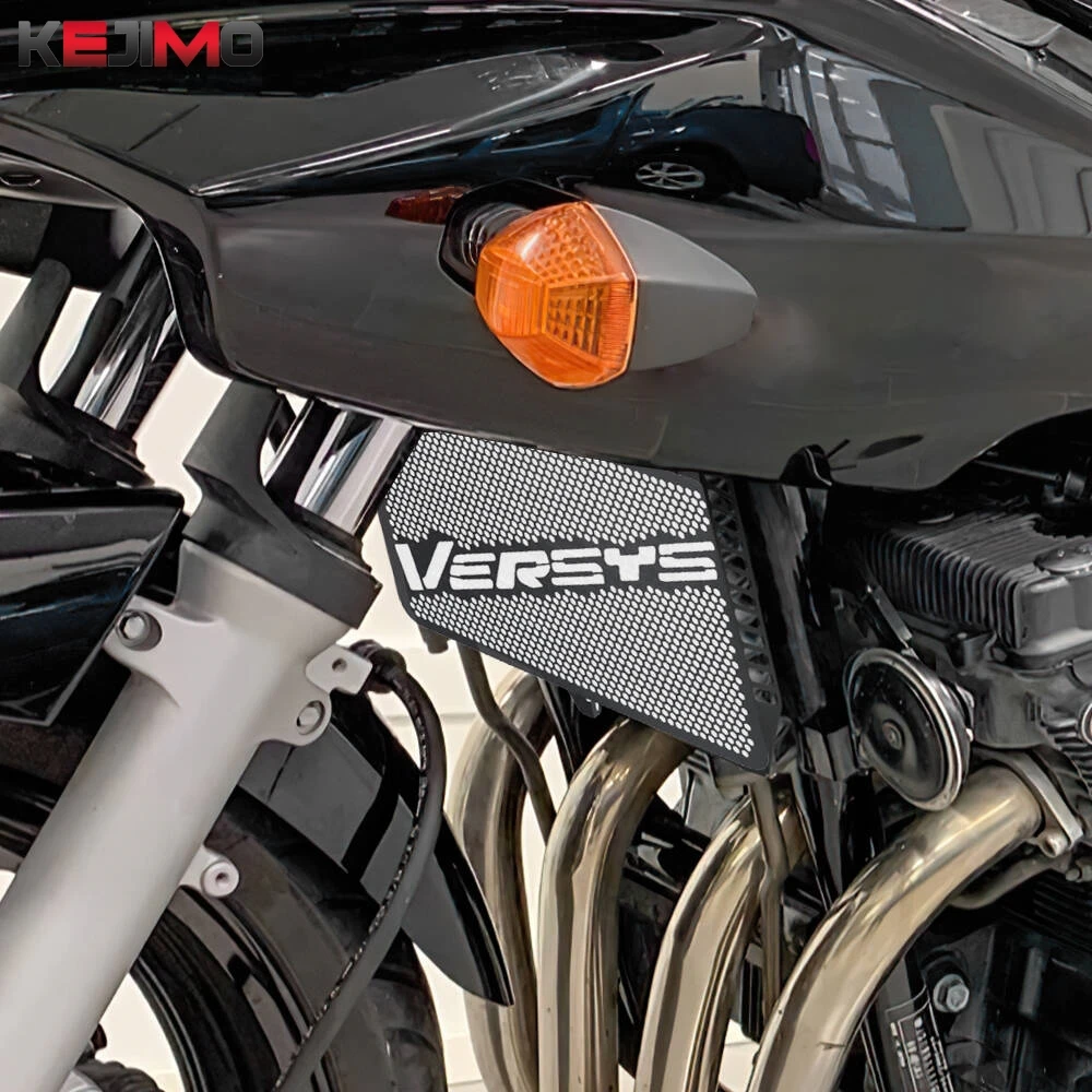 ตะแกรงกันรังสีความร้อนอะลูมิเนียมสำหรับรถมอเตอร์ไซค์ KAWASAKI Versys 1100 ปี 2025 2026 2027