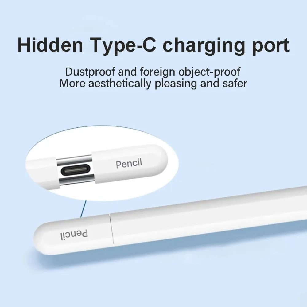 

Стилус для Apple Pencil для iPad A16 2025 10-го поколения, Pro 13 M5, 12.9 Air 11 M4 M3 5 4 3 Mini 7 6 A17 8-го 9-го поколения, сенсорные ручки
