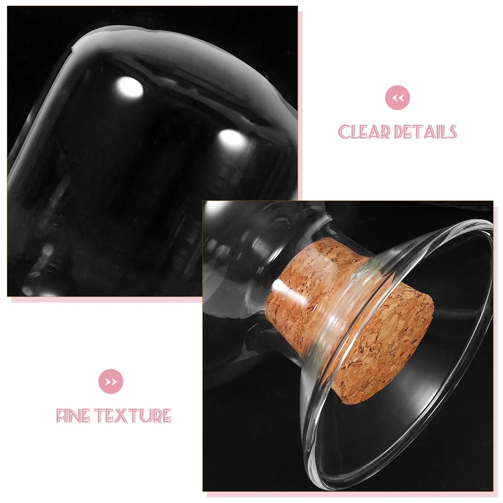 Match Can Packaging Bottle Glass Matches Holder Container Jar Transparent Supplies Baby