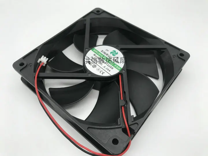 Freight free original XINRUILIAN 12025 RDH1225S DC24V 0.35A converter cooling fan