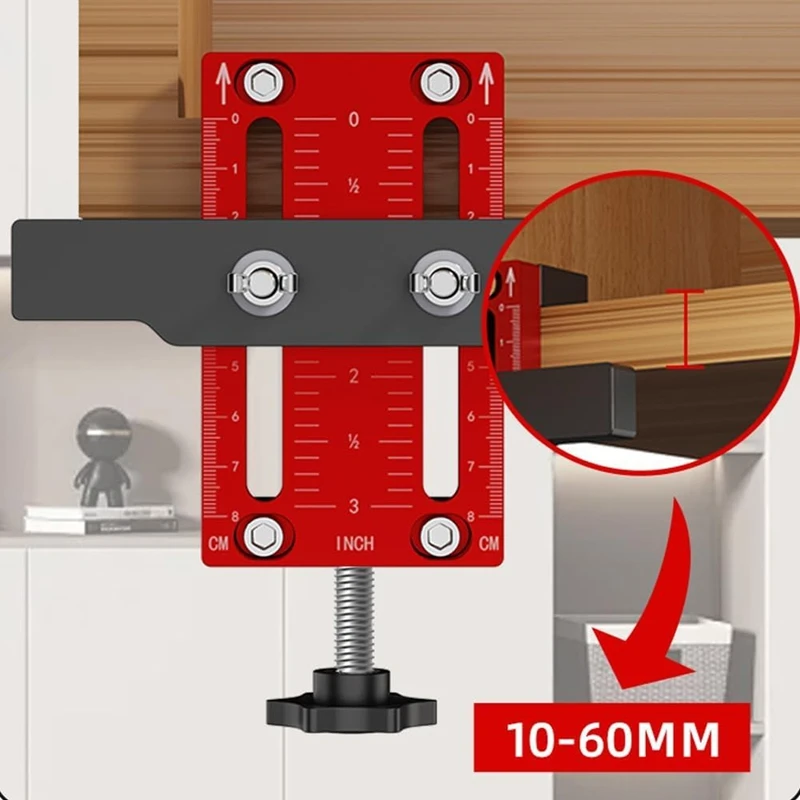 Adjustable Cabinet Door Installation Positioner,Cabinet Door Mounting Jig,Cabinet Hardware Jig Tool For Most Cabinet