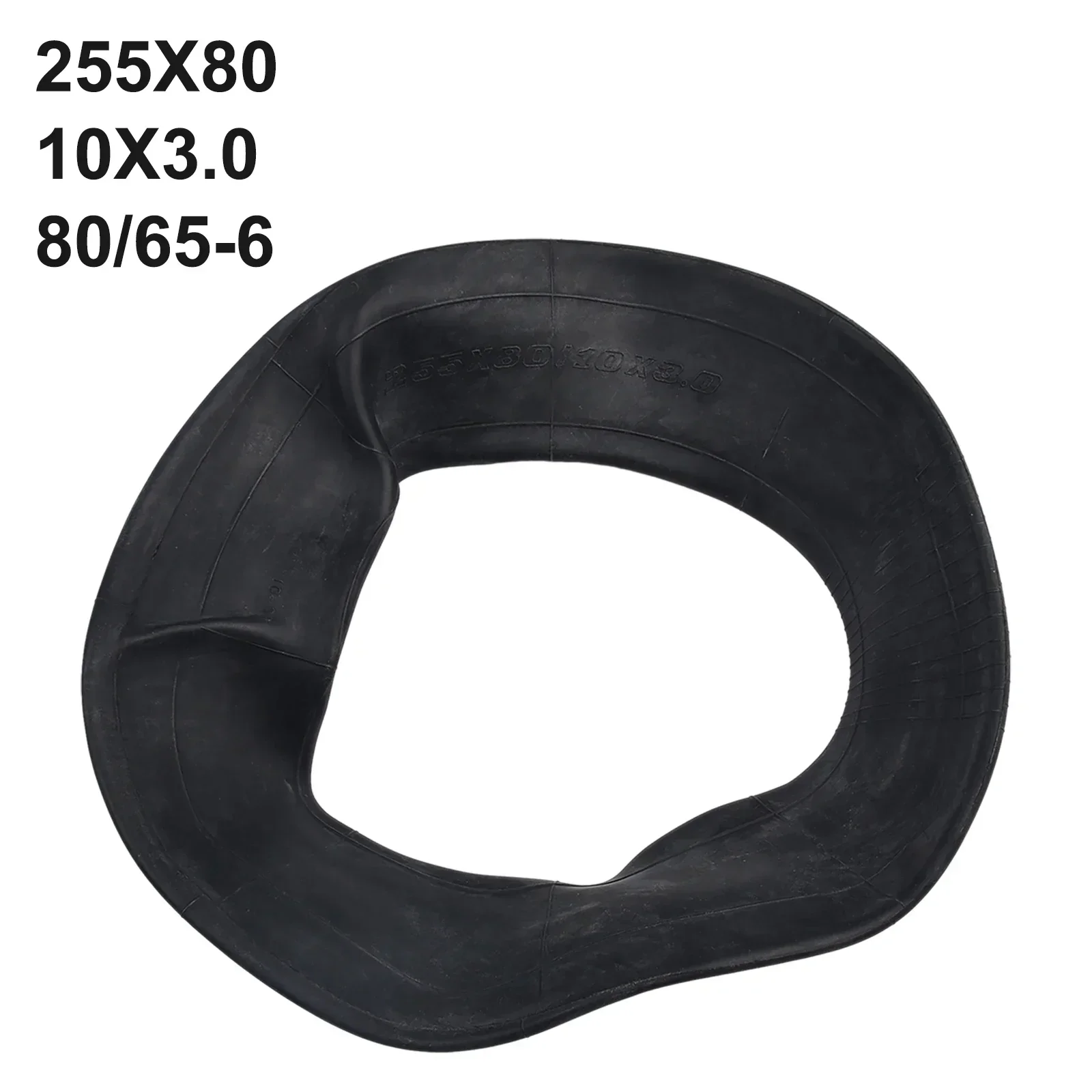 

10-дюймовая 255x80/10X3 (80/65-66) утолщенная внутренняя трубка шины, высококачественные прочные резиновые трубки для скутера для электрического скутера