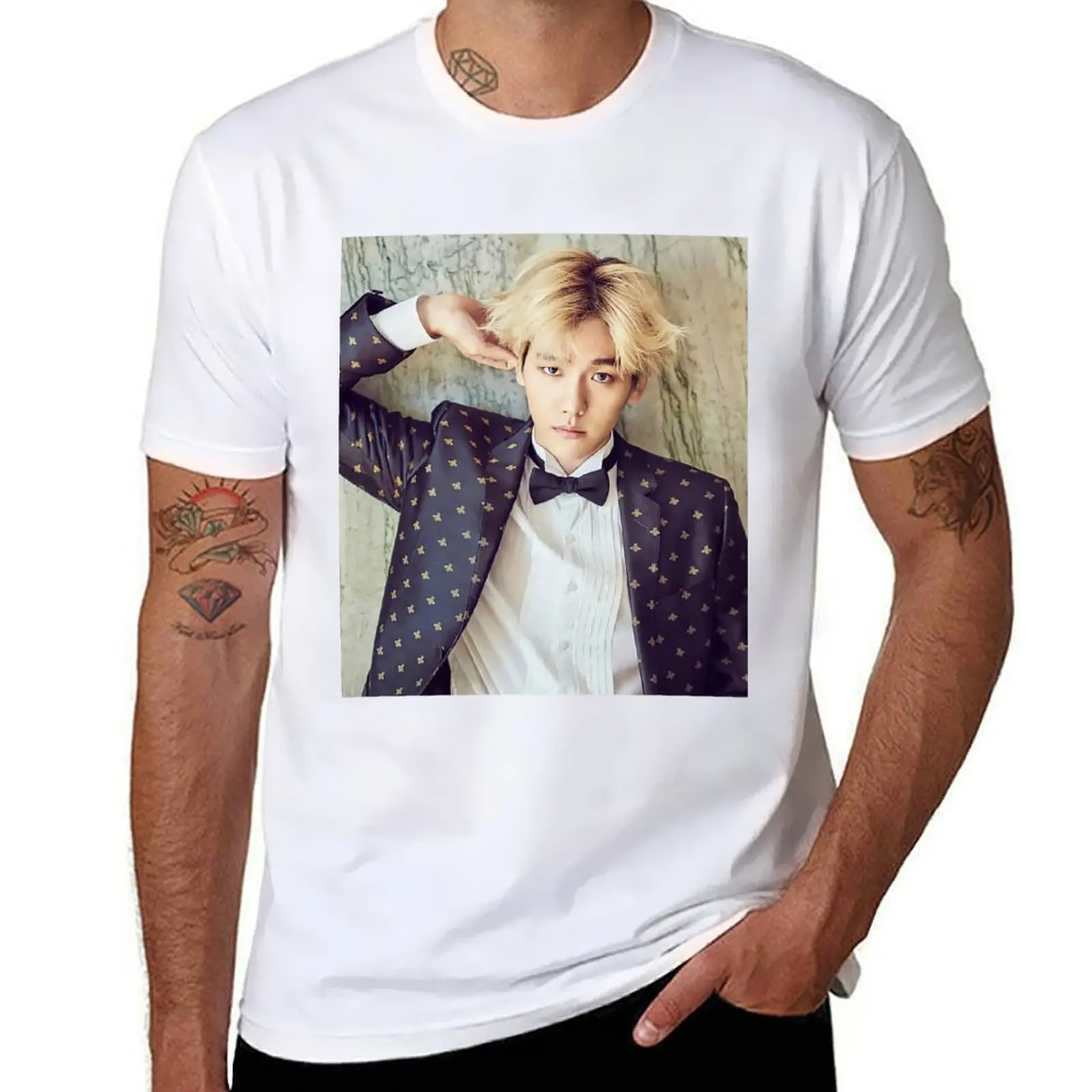 

Baekhyun T-Shirt t shirts for man pack cotton t shirts for man cotton T-Shirt
