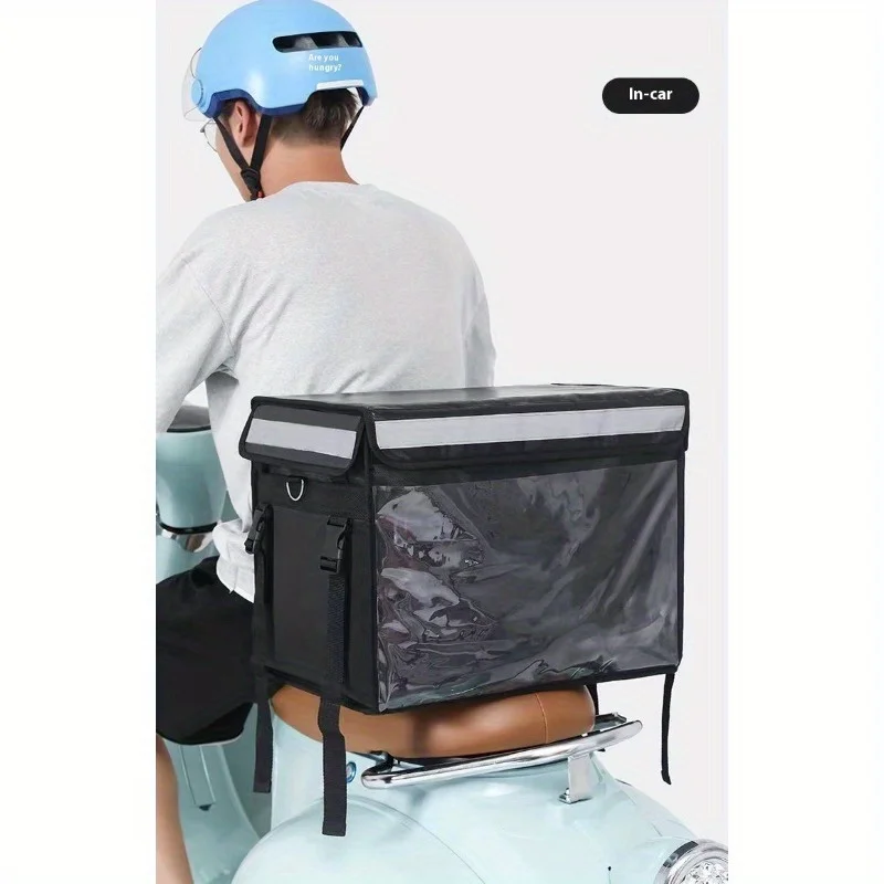 

Высококачественная изолированная коробка для доставки еды из ткани Оксфорд емкостью 30л 48л 62л для мотоциклистов, доставка на вынос