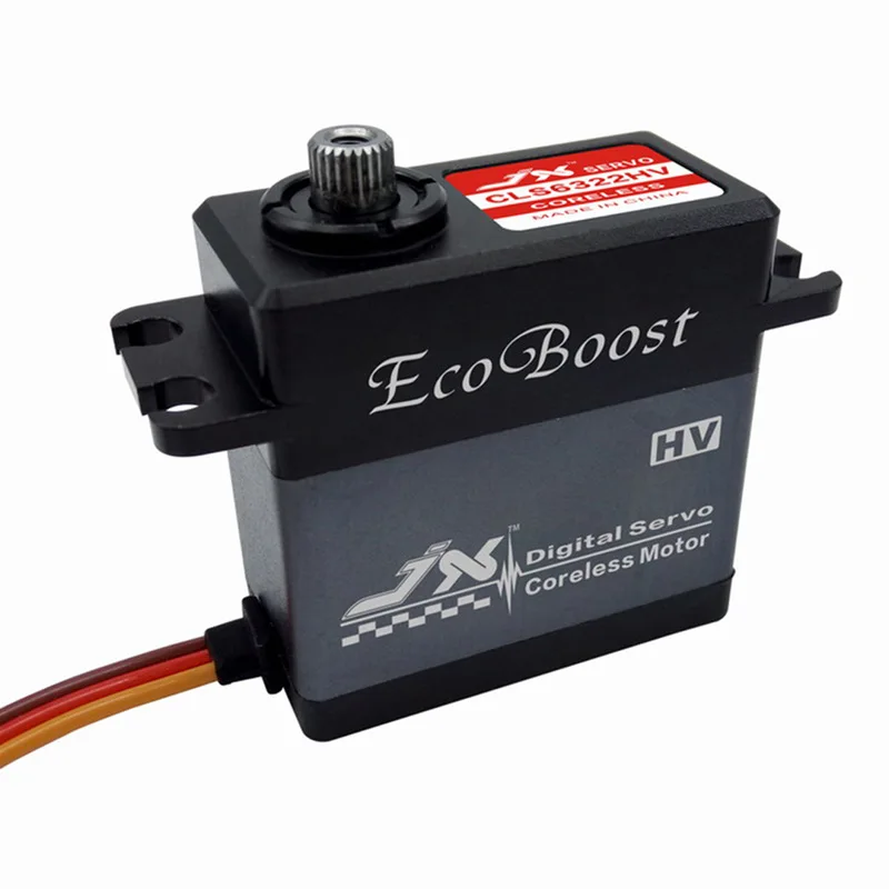 JX سيرفو CLS-6322HV 22 كجم عزم دوران عالي 180 درجة HV ميتال جير كورليس موتور رقمي RC سيرفو لسيارات تسلق هليكوبتر RC