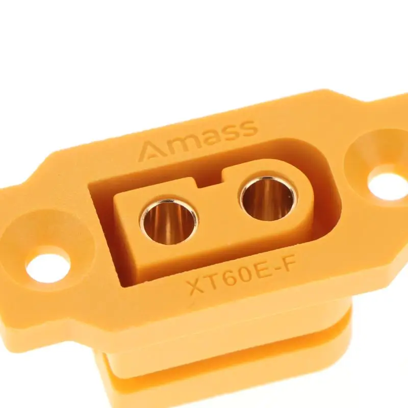 

Разъем XT60BE-M-F Черный Желтый Восток для установки гнездовой вилки с крышкой Портативный провод Кабельный штекер для RC FPV Motor ESC