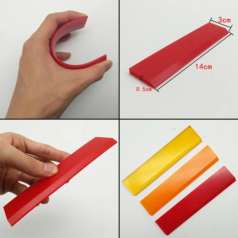 Imagem -05 - Tile Gap Filling Cleaning Scraper Shovel Grout Raspador de Borracha para Ladrilho Fixação Car Film Glass Snow Ice Trowel Remover 2in 1