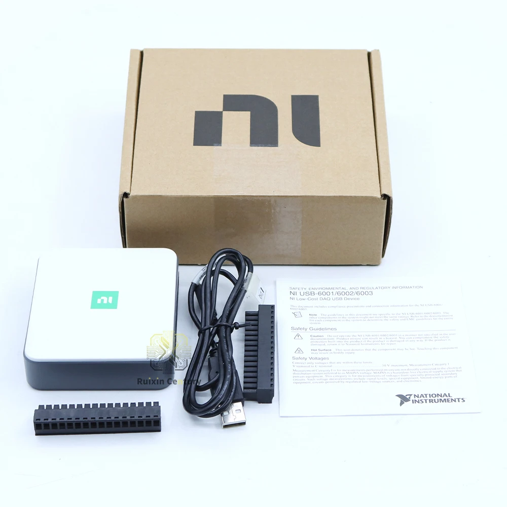 FOR NI USB-6002 8-Channel Data Acquisition Card Voltage Measurement 16-Bit 50kS/s 2AO 13DIO 32-Bit Counter Bus-Powered LabVIEW