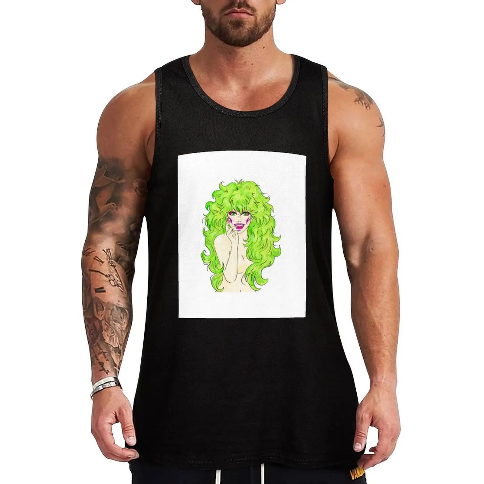 

pizzazz misfits jem and the holograms Tank Top Solid Color Tank Top Regular Fit Comfort Undershirt