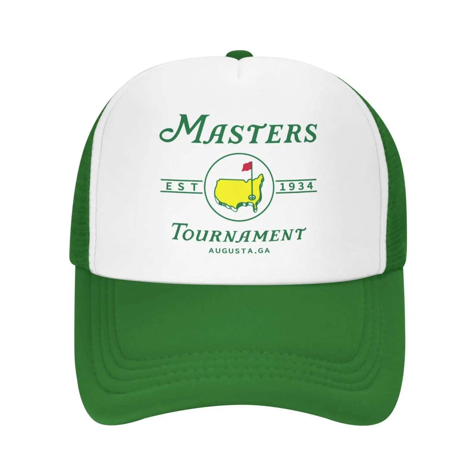 

Кепка-бейсболка Masters Tournament для гольфа, регулируемая бейсболка-тракер с сеткой для мужчин и женщин, Спортивная, для походов