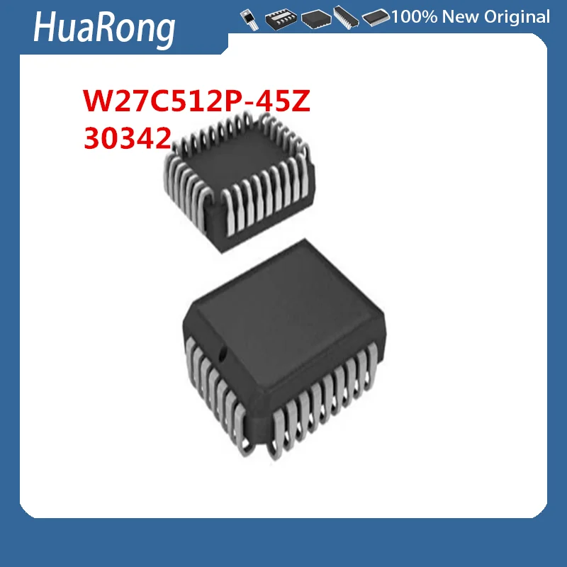 5PCS/LOT    W27C512P-45Z     W27C512P-45   W27C512P   W27C512   27C512    30342     PLCC32