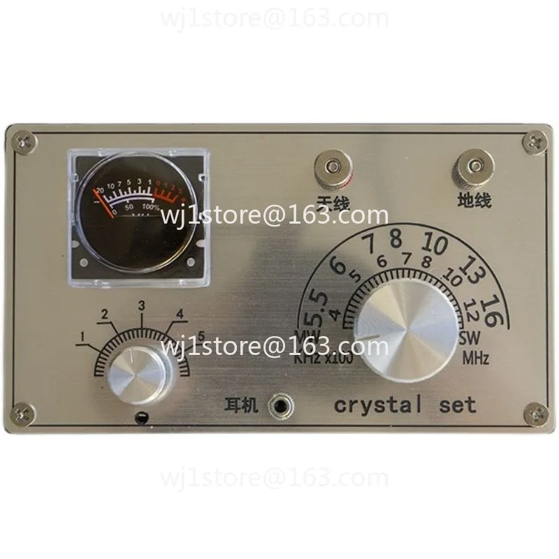 Ore radio, small and beautiful, with watch head, mining machine DIY assembly kit