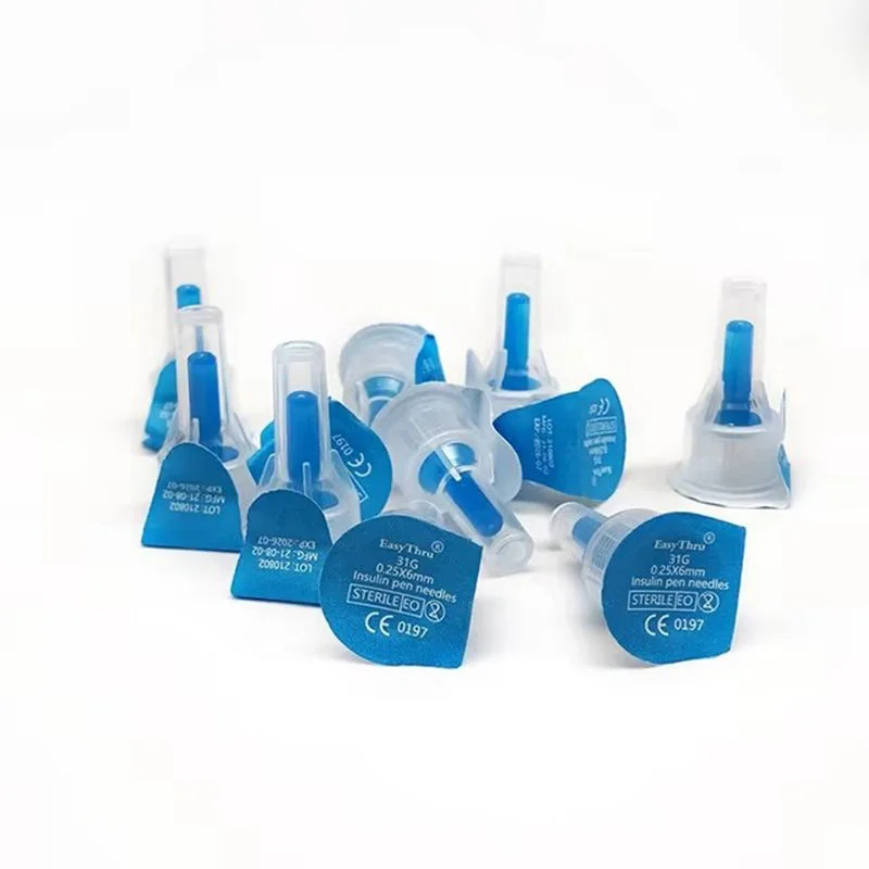 100Pcs Insulin Pen Needles 31G 32G 4mm 5mm 6mm 8mm Ultra Thin Wall Sterile Disposable Universal for Most Insulin Pen