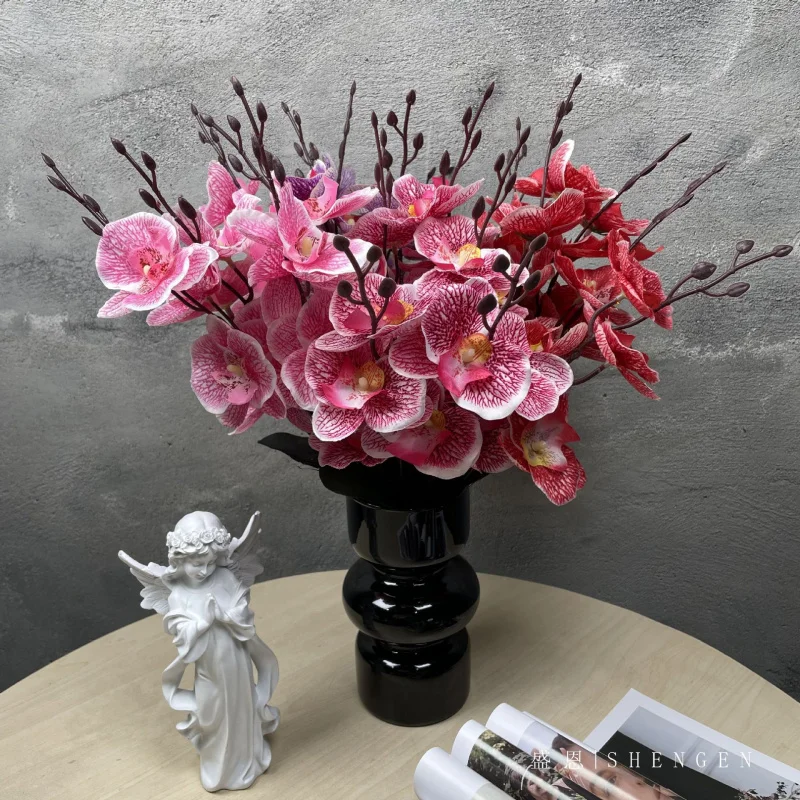 ديكور طاولة المطبخ، باقة واحدة مكونة من 20 زهرة، مما يجعلك تشعر الأشخاص بشكل جيد عند تناول الطعام وإضافة الرومانسية عند تناول الطعام #3