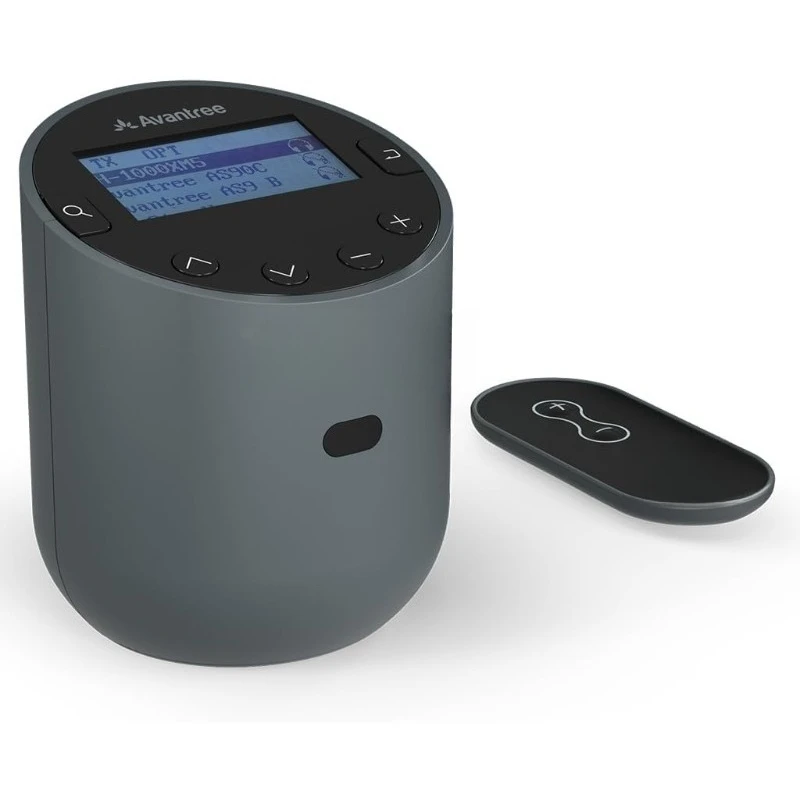 

Orbit Pro - Bluetooth Transmitter for TV with LCD Screen & Remote Control, Compatible with Optical or AUX Audio Output