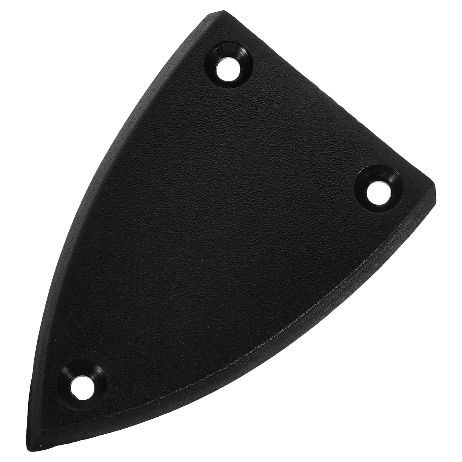 

1pc 3 Holes Triangle Plastic Truss Rod Cover for Electrical Guitar Bass Electric Guitar Replacement Parts GR15 (Black)