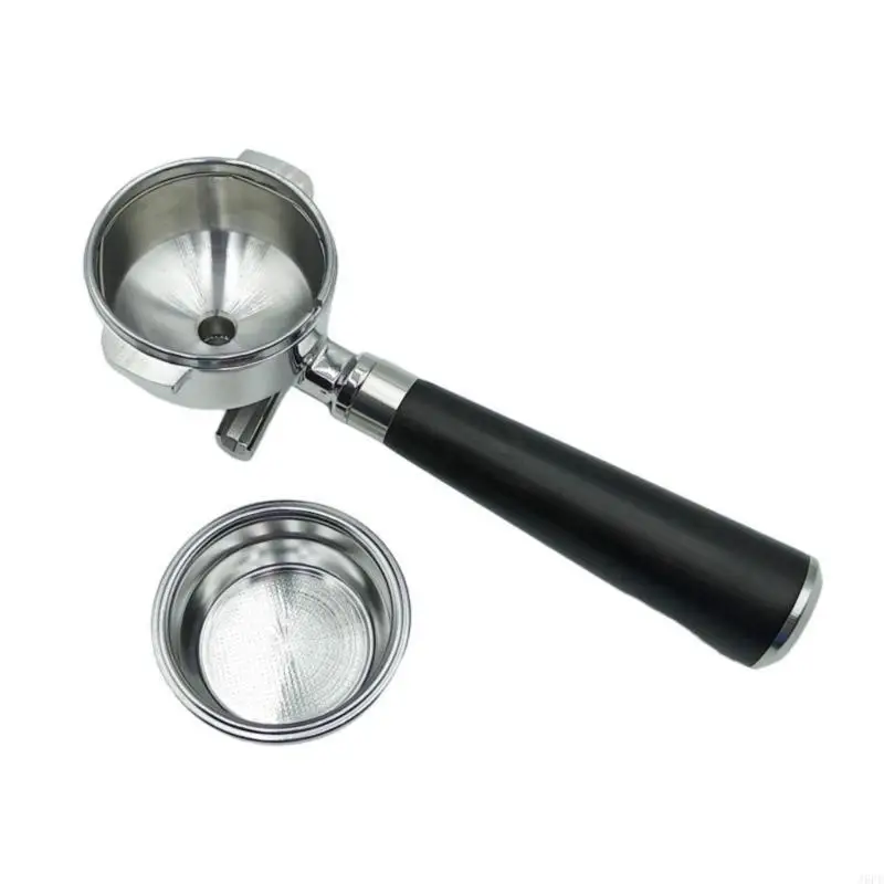 58mm E61 에스프레소 제조업체를위한 J6PE 인체 공학적 이중 귀 손잡이 커피 포르타필터