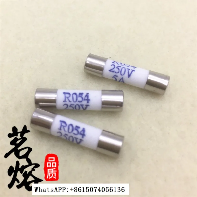 MRO R054 RO54 5 * 20 250V-0.5A1A2A3A4A5A6A8A10A ceramic fuse tube(100pcs)