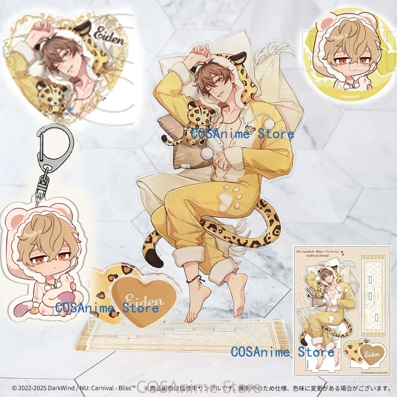 

Anime Nu: Carnival Yakumo Attributes Cute Pajamas Theme Cosplay Acrylic Keychain Cute Badge Pendant Cartoon Figure Key chain