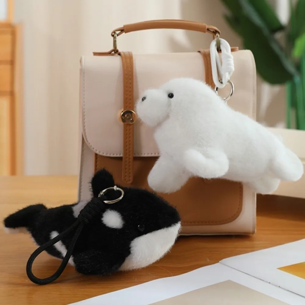 المحيط الحيوان دولفين المفاتيح حقيبة قلادة حقيبة الظهر سحر محشوة الحيوان المفاتيح رقيق الكرتون حلقات المفاتيح #1