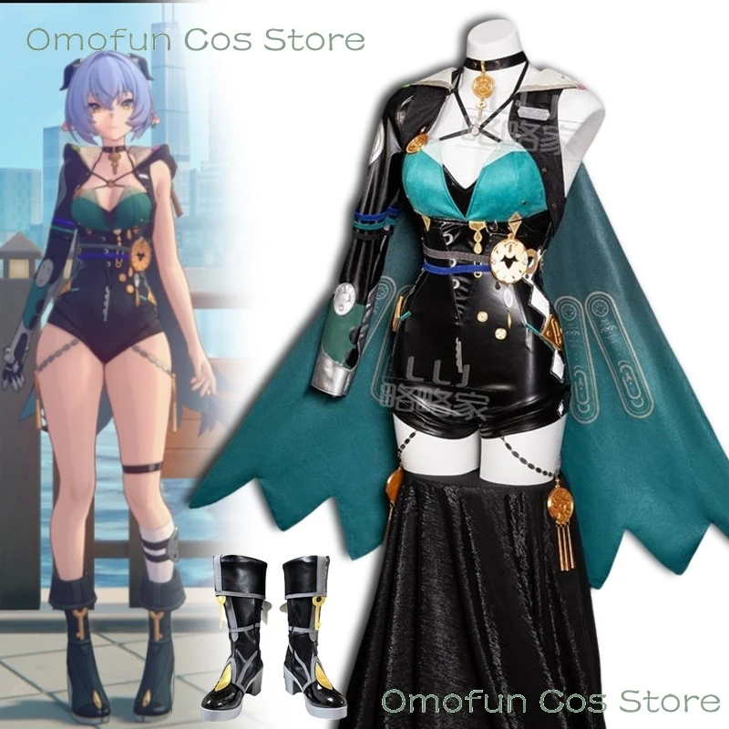 أزياء ZZZ لوسيا إيلوين التأثيرية للنساء والفتيات أزياء ريوشيا إروين باروكة زينليس زون صفر أزياء الهالوين للبالغين #1