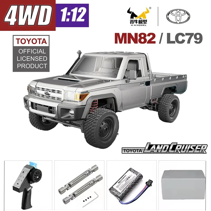 MN MODEL 1:12 4WD Land Cruiser MN82 MN82 Pro Rc Toyota LC79 Model Samochodu Symulacja Wspinaczki Pojazd Terenowy Pickup Zabawka Prezent