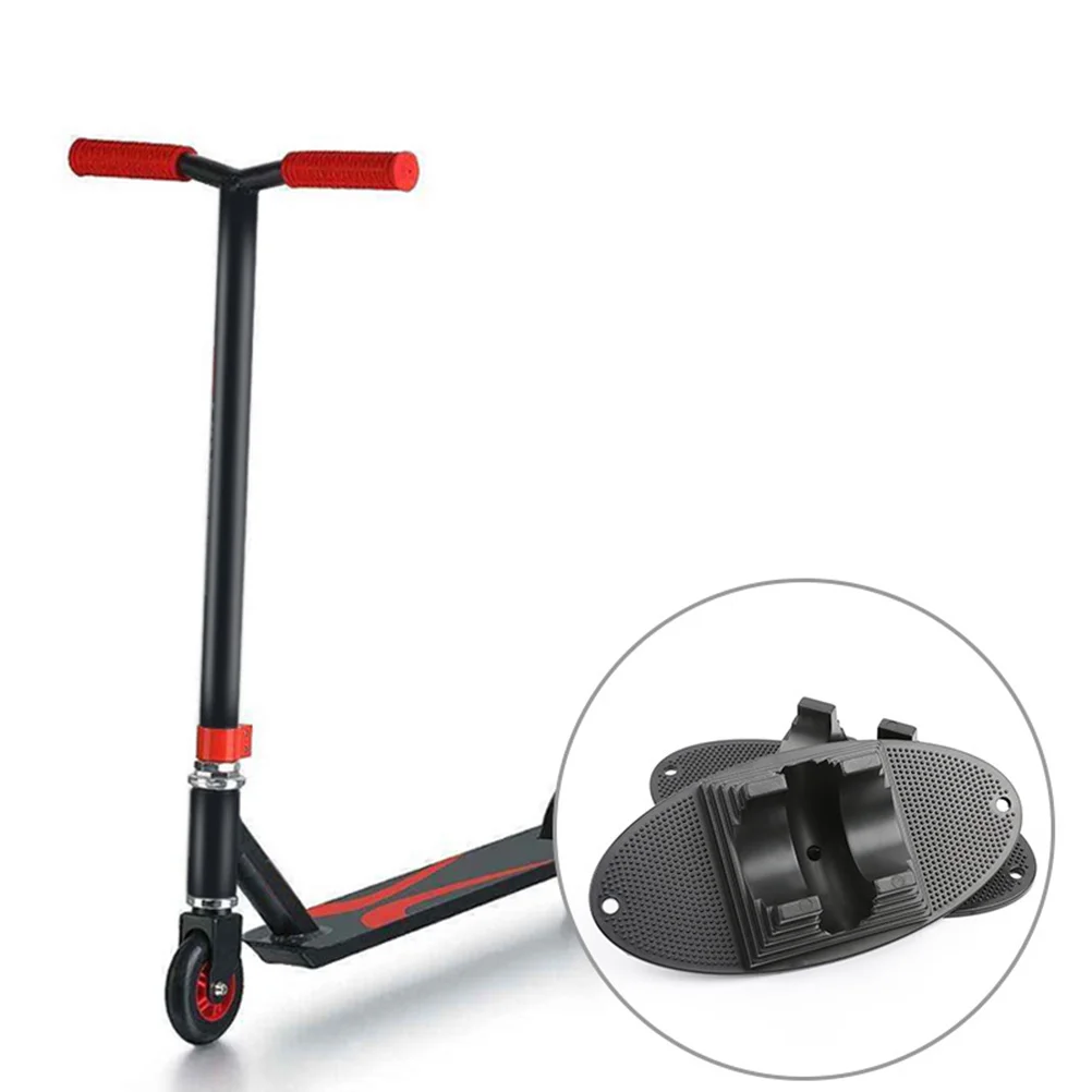 Storage Rack Racks Scooter Stand Universal Fall The Ground Plastic Parking Black Accessories Child