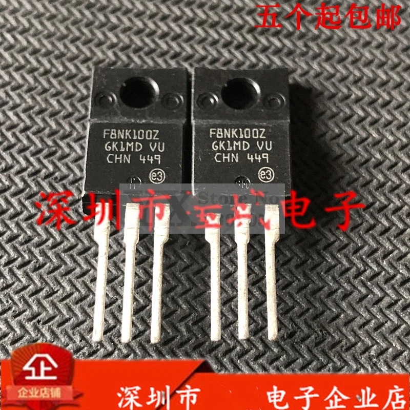 5-20PCS STF8NK100Z F8NK100Z F 8NK100Z STF8NK100 1000V 6.5A N channel marca new original