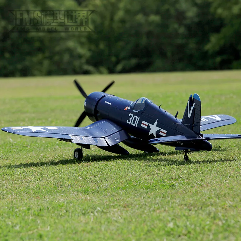 FMS 1430MM Pirate F4U WWII Classic Realistic Aircraft Electric Remote Control Battery Model Assembly Aircraft Model