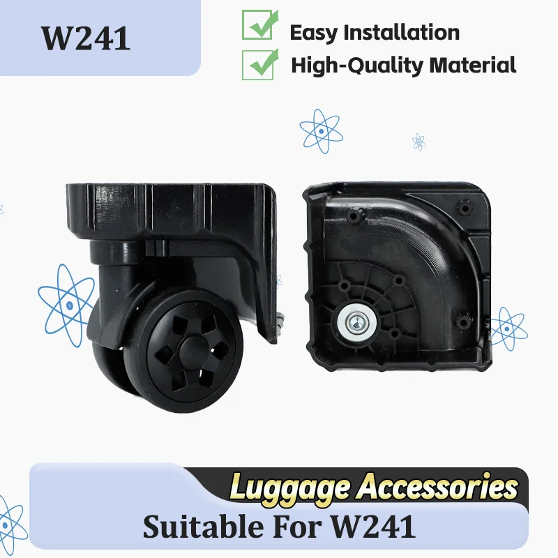 

For W241 Dual Ball Bearing Spinner Wheels—Ultra-Smooth 360° Mobility Universal Replacement Parts For Suitcases
