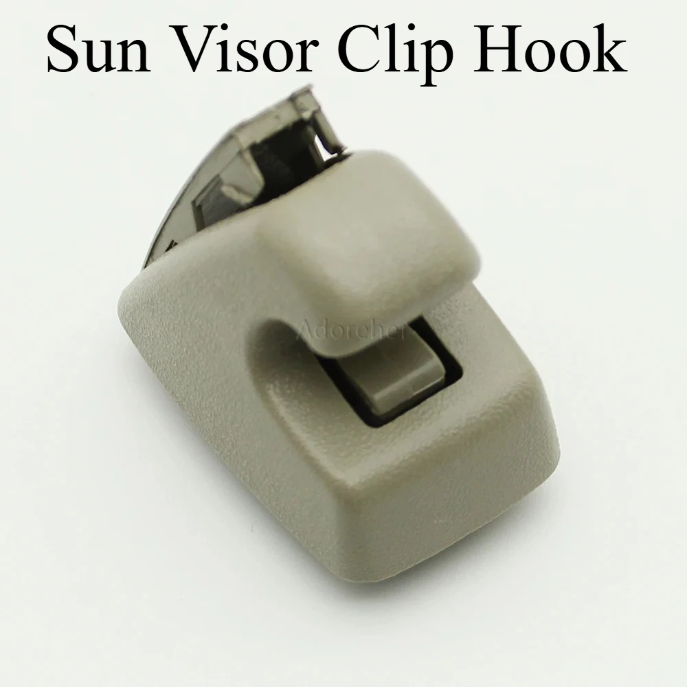 Car Sun Visor Clip Hook Holder for Chevrolet Cruze 2009-2014 Aveo 2011-2014 Gray Color