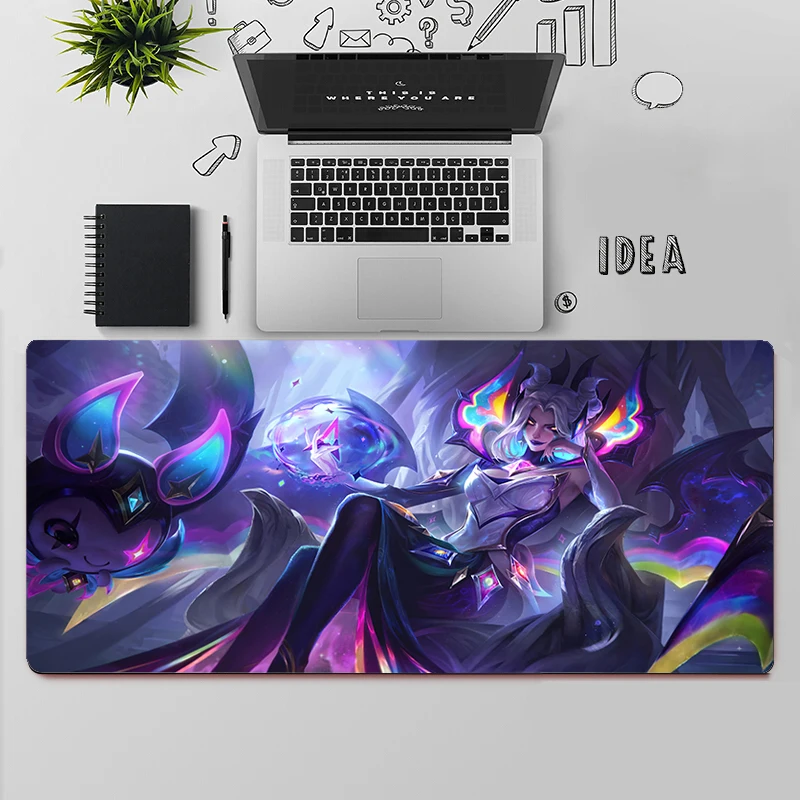 League of Legends Star Guardian Gaming Mouse Pad Grande Mouse Pad PC Gamer Tapete de Mouse de Computador Grande Mousepad XXL Teclado Tapete de Mesa