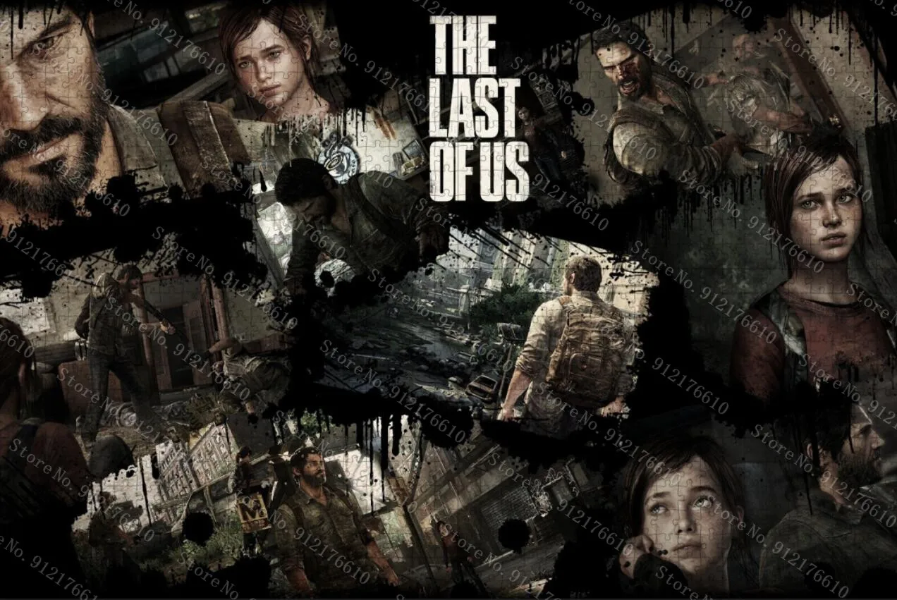 The Last of Us 300/500/1000 Pcs Jigsaw Puzzle for Adult Doomsday Escape Game Video Assembled Puzzle Educational Toys Kids Gifts