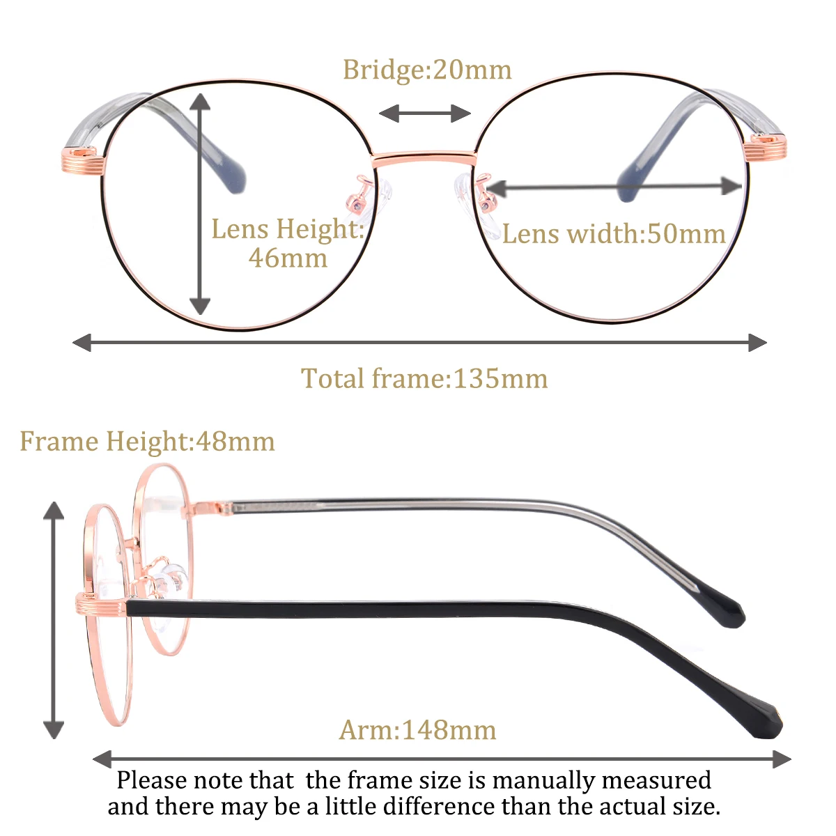 SHINU custom prescription glasses for men multifocal grade glasses near and far round glasses women myopia glasses for students